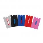 #4006 - Silicone Phone Wallet with Stand