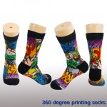 #6037 - Fashion 360 Degree Printing Socks